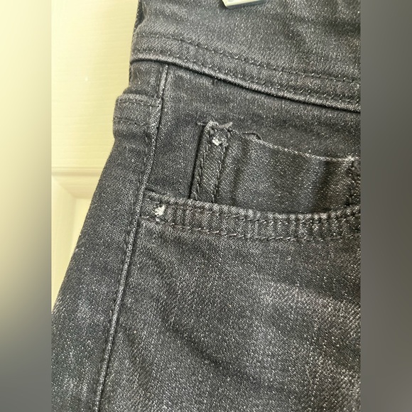 NWT Anthropologie Pilcro + the Letterpress Slim Straight Black Jeans 24 - Picture 6 of 6